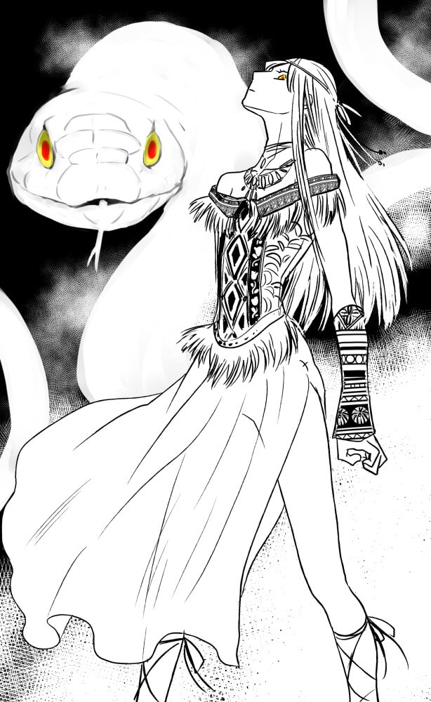 モノクロイラスト描きます スケブのような感じでお気軽にご依頼ください イメージ2