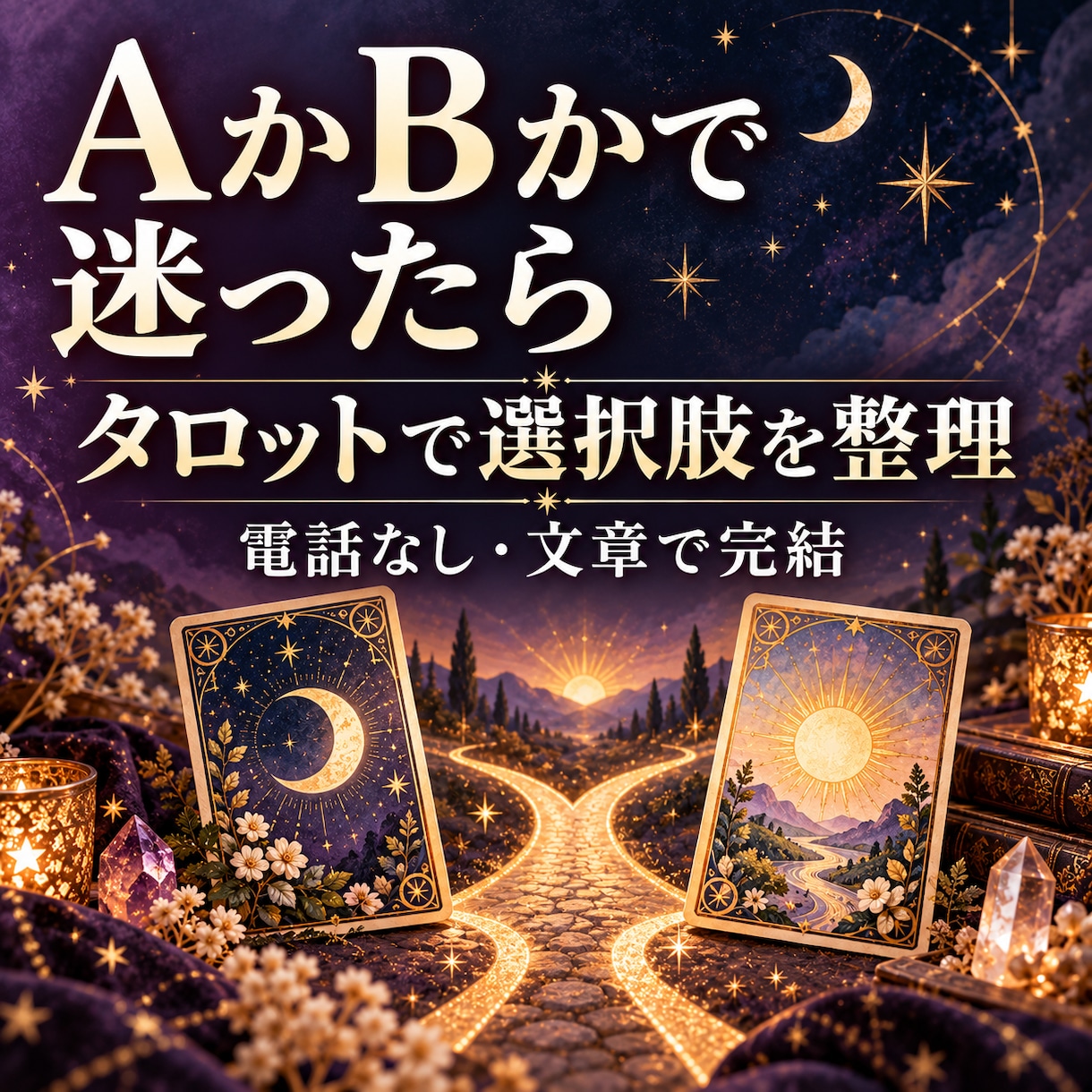 セール中！2つの選択肢をタロットで読み解きます 悩める2択をタロットで鑑定。最短3時間納品 イメージ1
