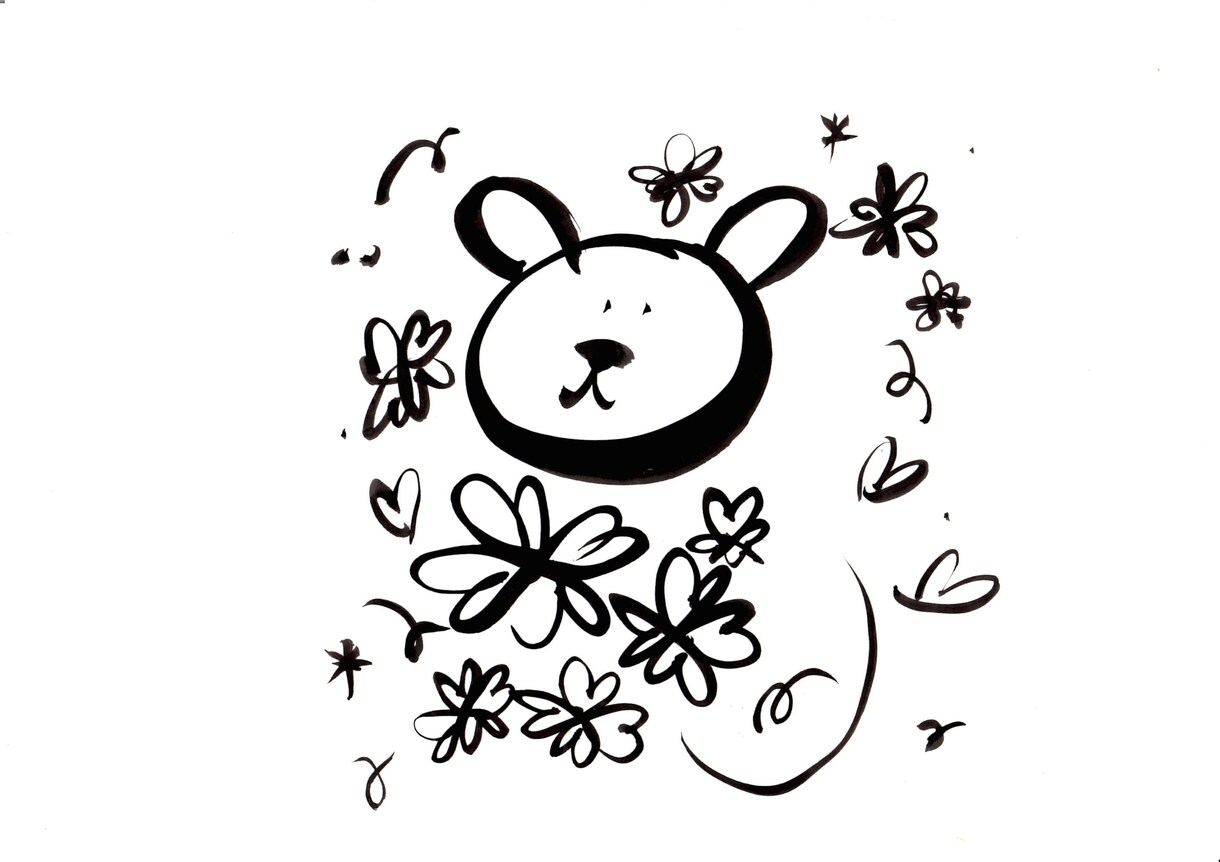 筆の書き文字、イラストを描きます ちょっと和のデザインをしてみませんか？ イメージ6