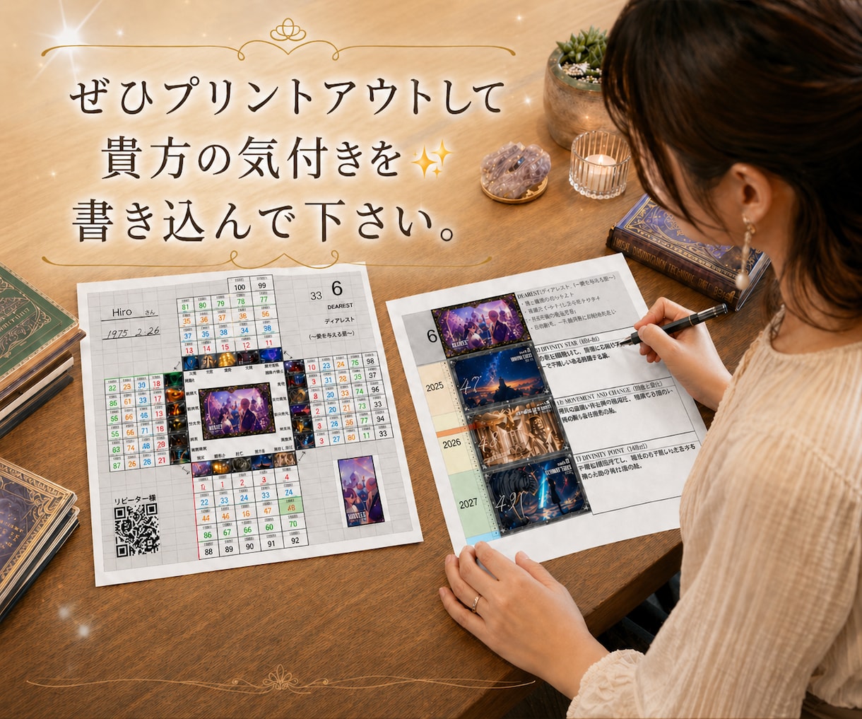 キャンサータロットで、強みとタイミングお伝えします オリジナル「生涯周期表」付き（複数名鑑定では比較表も作成） イメージ2