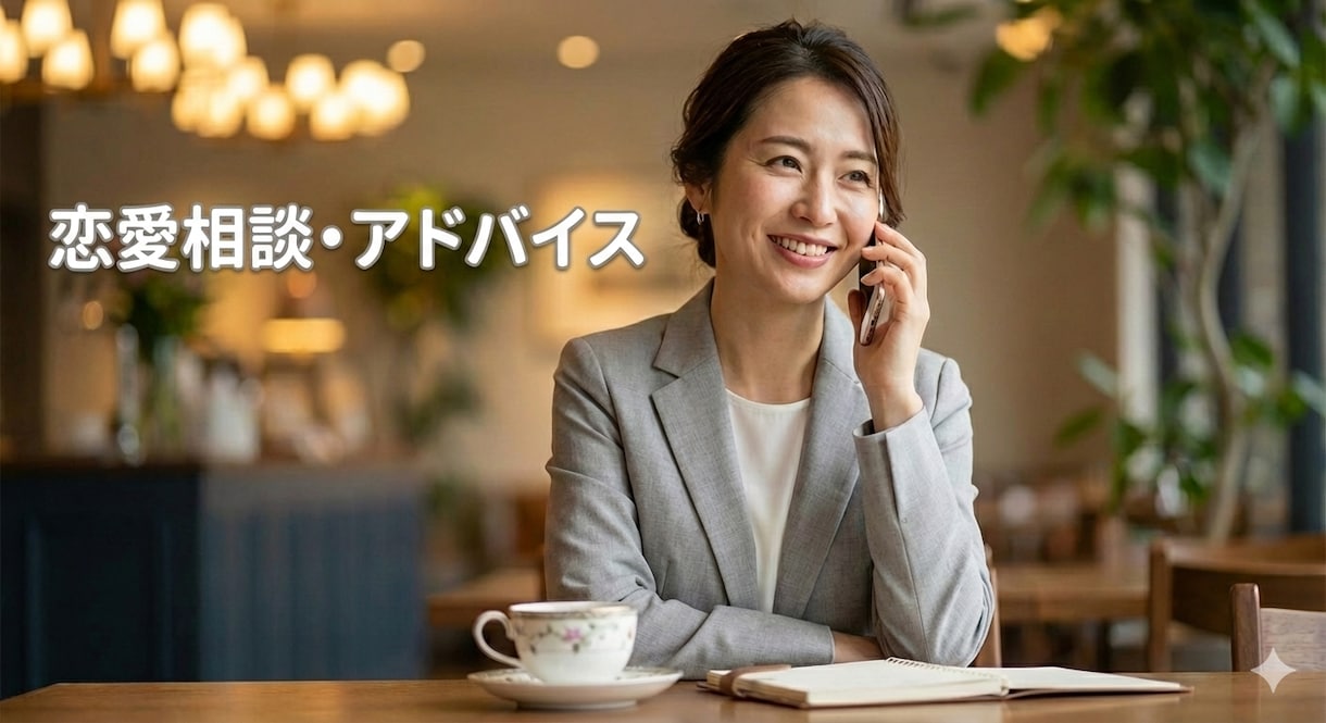 心に寄り添うプロが整える「愛され恋愛術」ます 「もう一人で悩まないで」上品かつお茶目に恋を成功へ導く処方箋 イメージ1