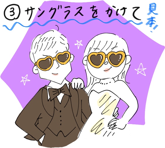 ウェディングアイテムに使える！イラスト描きます 2人のこだわりが伝わる！忙しいプレ花嫁さんにおすすめです イメージ3