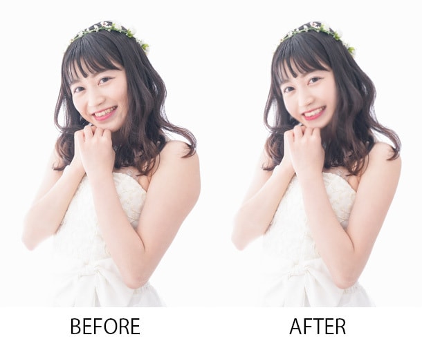 レタッチのプロが人物写真を綺麗に修正します ハイクオリティな写真修正加工を行います イメージ2