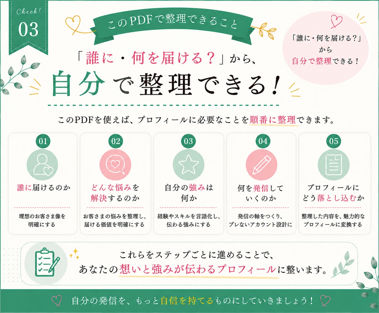 集客できるInstagramプロフPDF渡します フォロワーが増えない理由、プロフィールで解決しましょう！ イメージ3