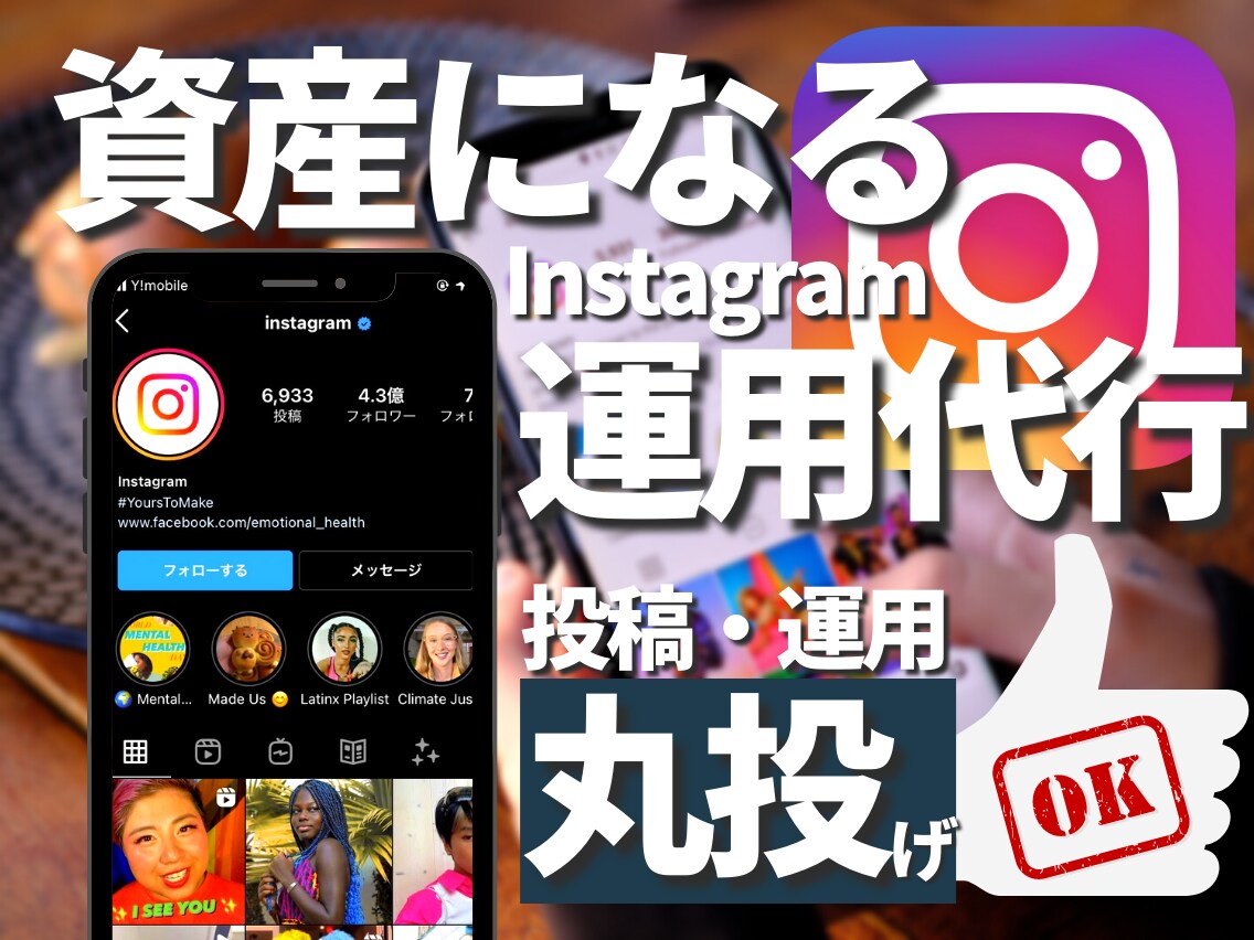 最高品質の投稿と共にデータを駆使した運用をします 高品質の画像とSNS解析ツールを用いた20代による運用 イメージ1