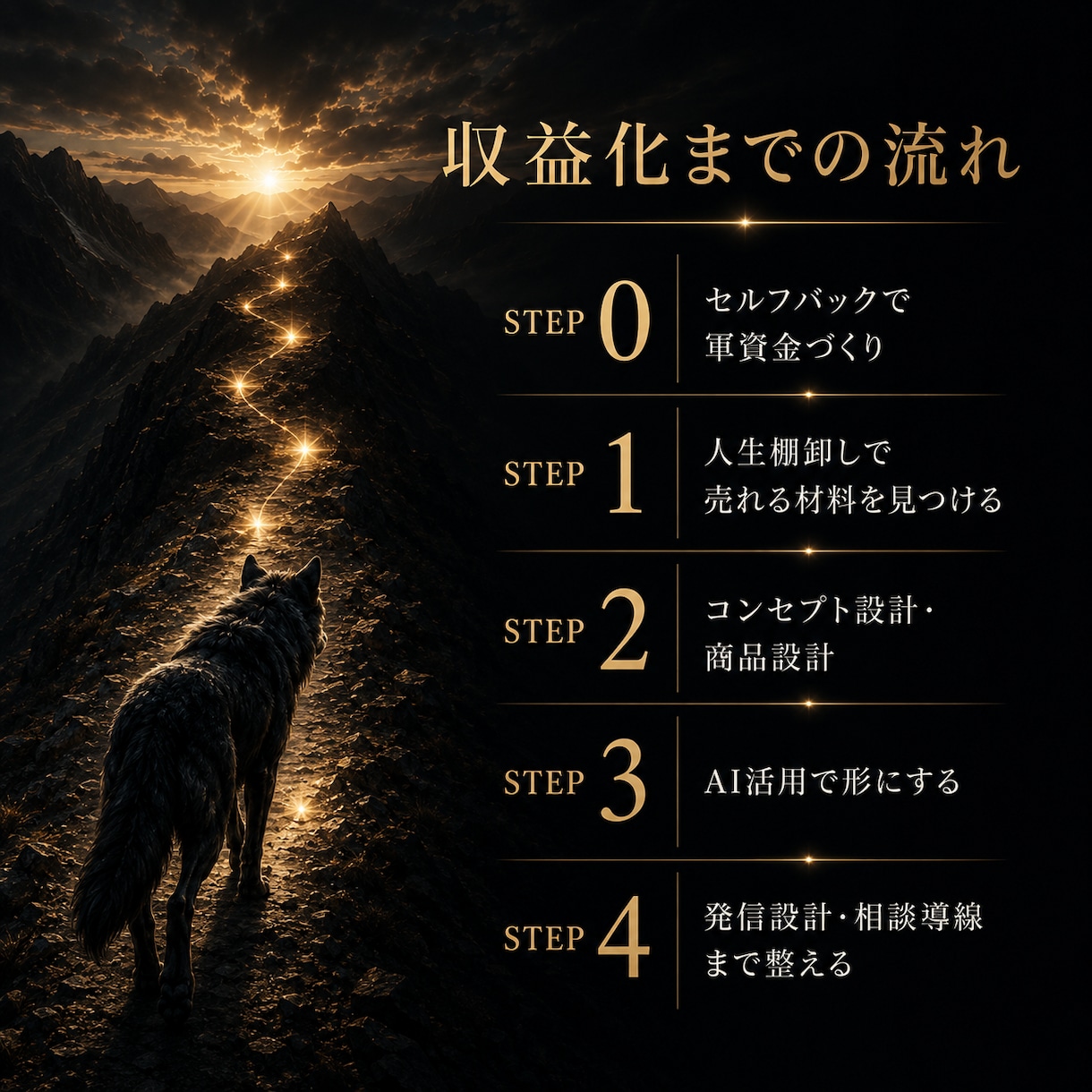 副業迷子を今日で終わらせます 商品なし・発信なし・導線なしを丸ごと立て直す１ヶ月プラン イメージ7