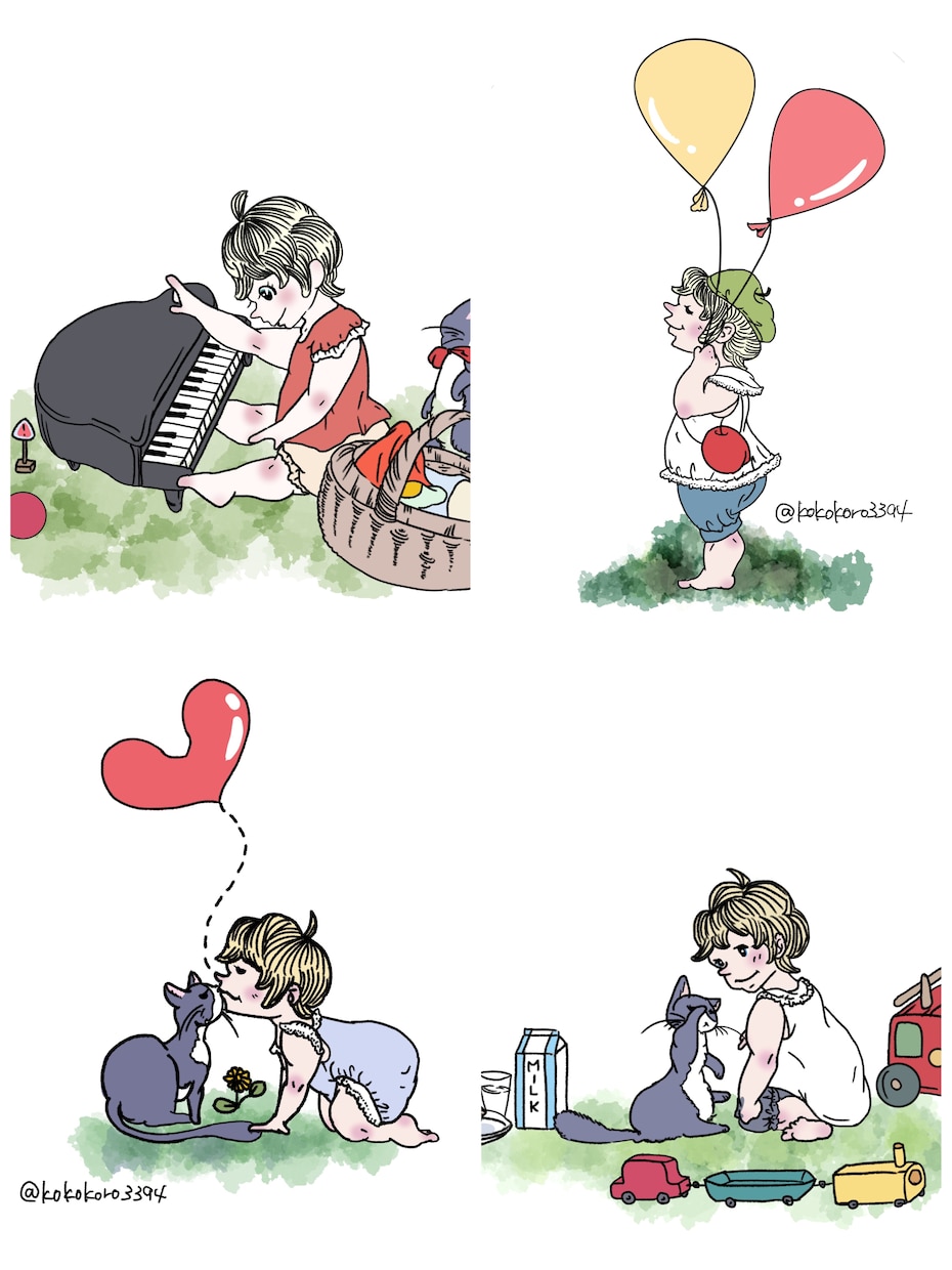 キッズシンプルイラストお描きします 可愛く使い勝手の良いイラスト、ご提供します！ イメージ9