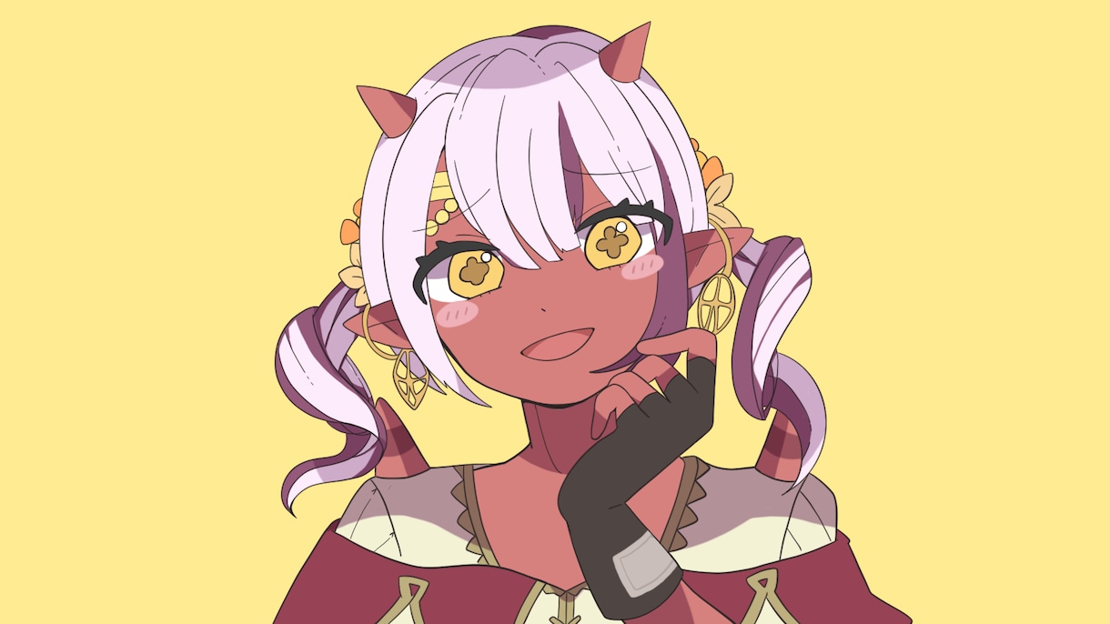 歌ってみた、動画イラスト描きます お急ぎ便7日〜納期あります!絵柄寄せも可能です◎ イメージ2