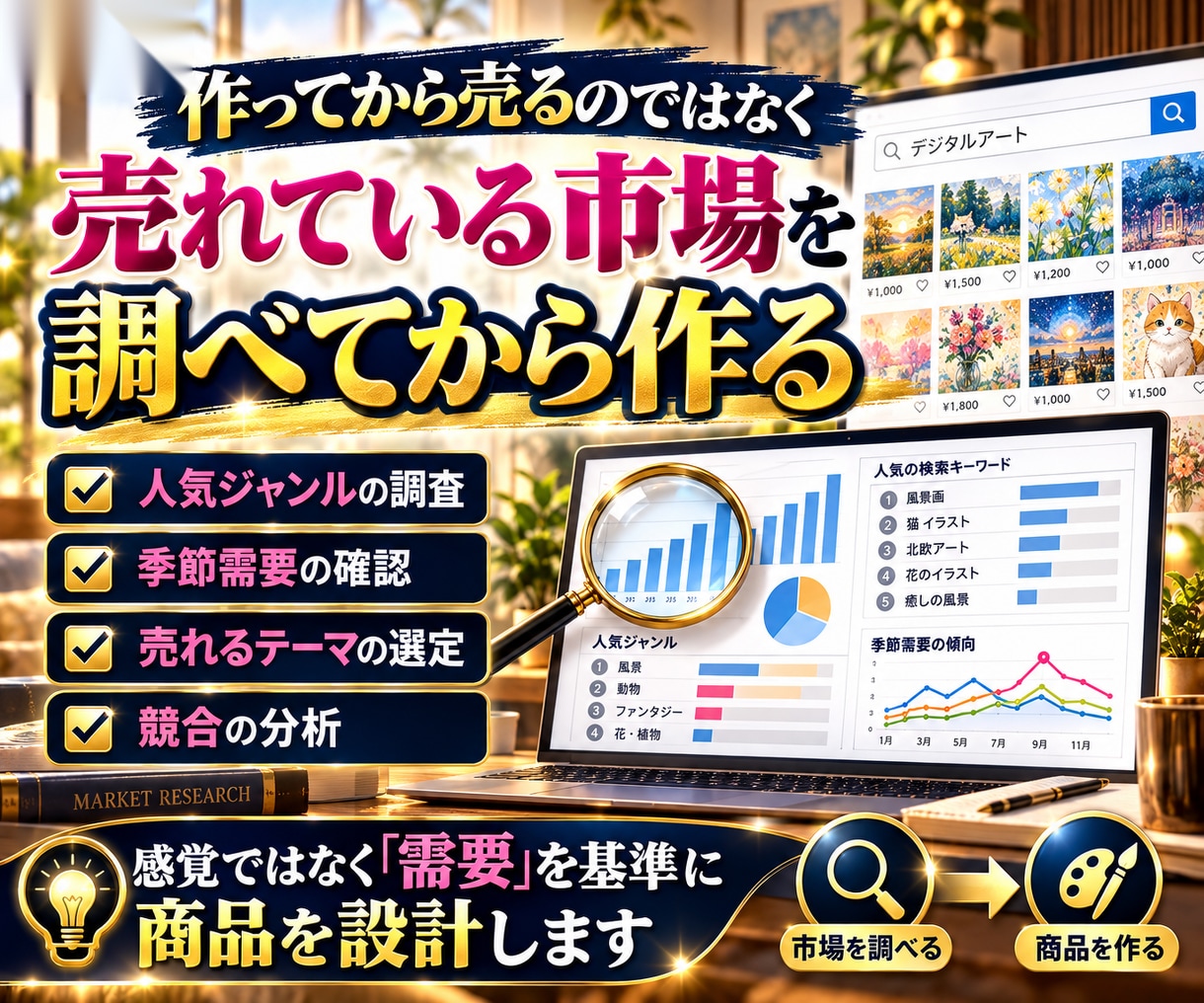 AIで海外デジタルアート副業を始められます 在庫・発送なし。AIで作る海外向けデジタル商品無在庫販売 イメージ5