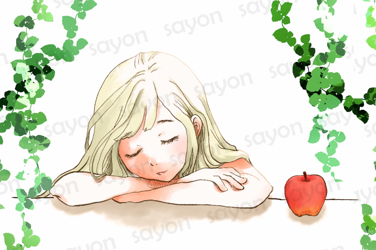 イラスト多数/完成品のイラストを販売しています ほのぼの・ほんわか一枚絵/アイコン・動画サムネなどに イメージ1