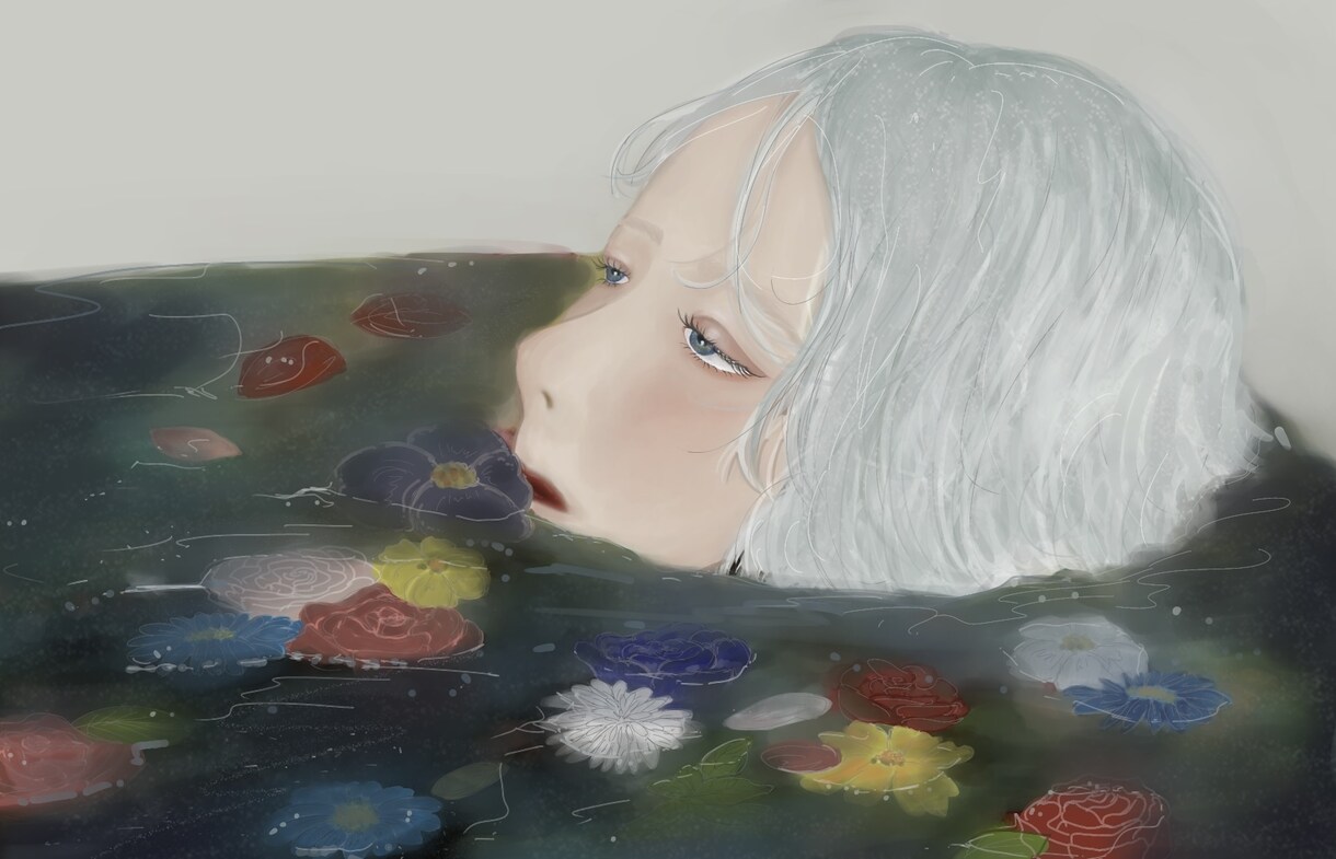 エモーショナルなイラスト描きます アンニュイでダークな人物イラストが得意です！ イメージ4