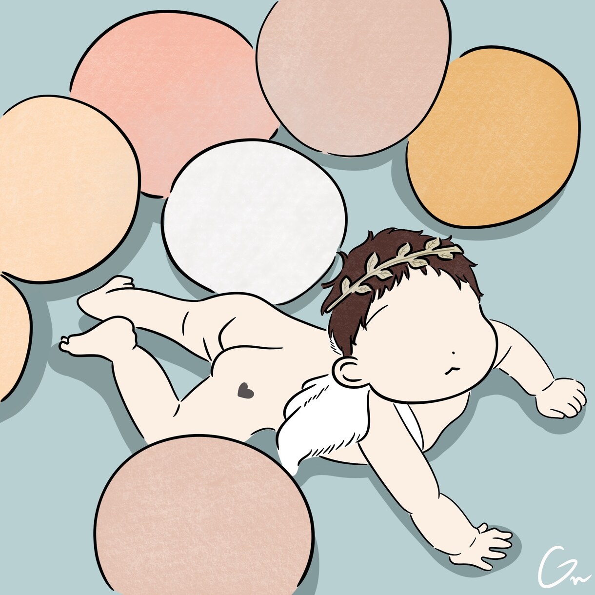 可愛い我が子をイラストにします お子様のお写真が可愛いイラストに変身! イメージ4