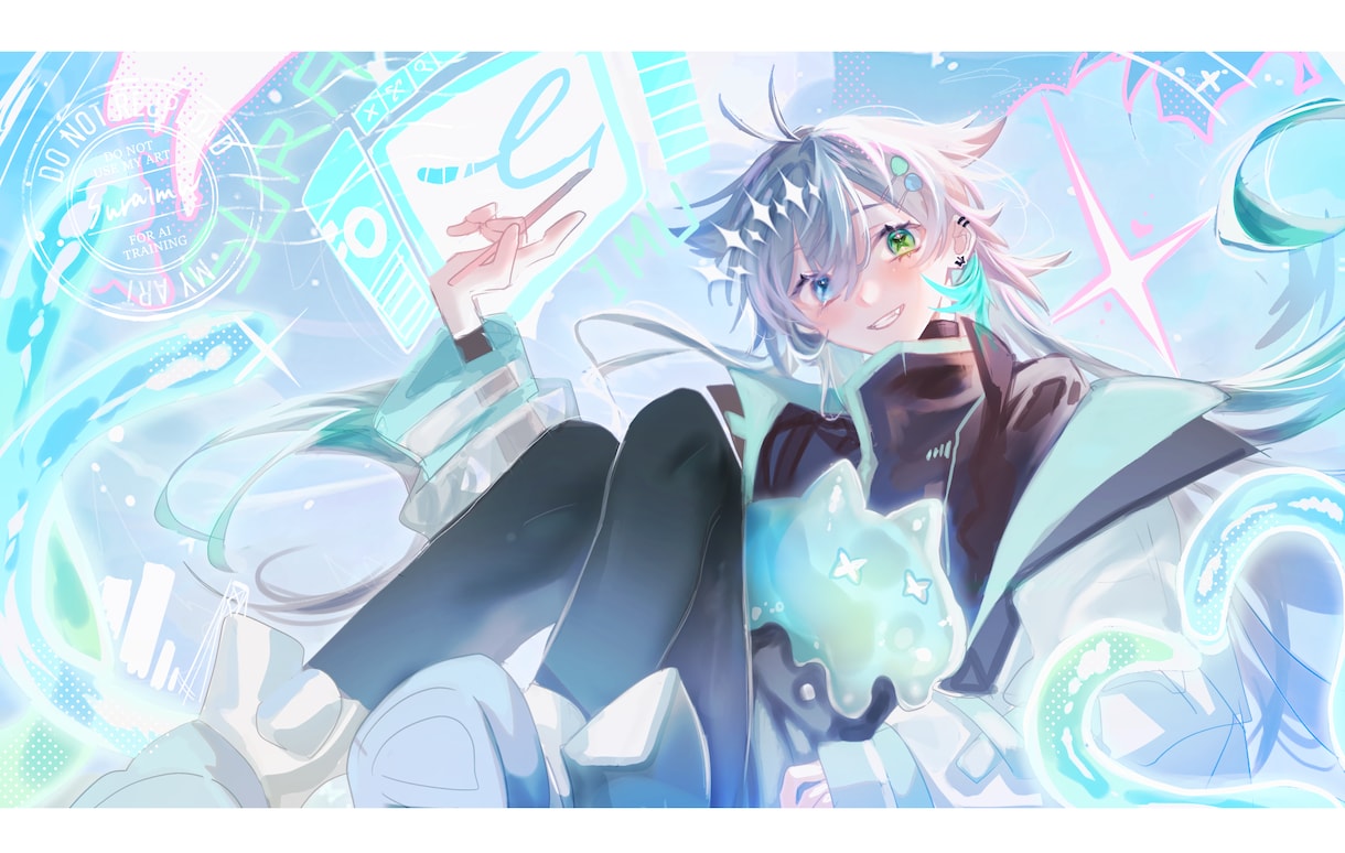 イラスト描きます キラキラと目を引くイラストに仕上げます！ イメージ1