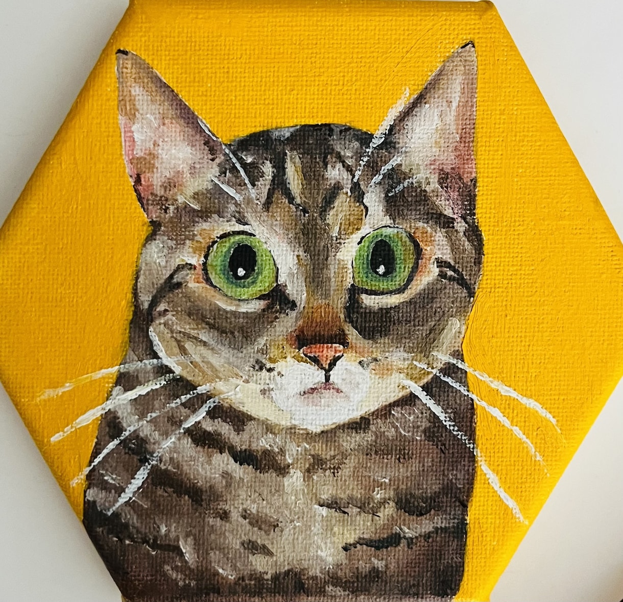 ペットの似顔絵を油絵で描きます リアル寄りで大切な家族の似顔絵を油絵で描きます イメージ1