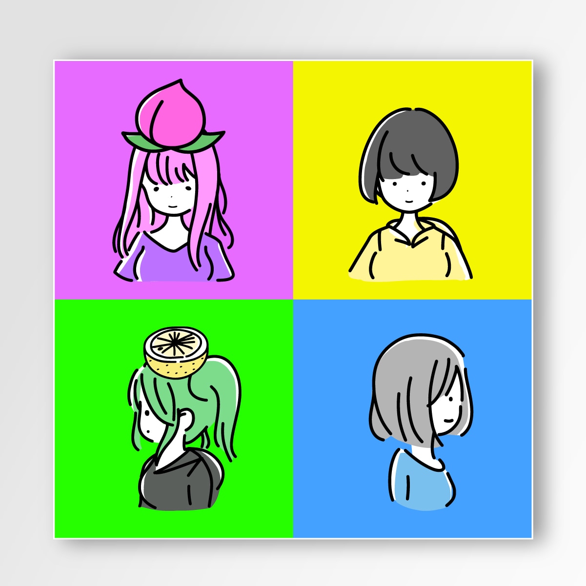 超シンプルでゆる可愛いシュールなイラストを描きます 手描き風の超デフォルメされた動物・人物なんでも愛らしく制作！ イメージ10