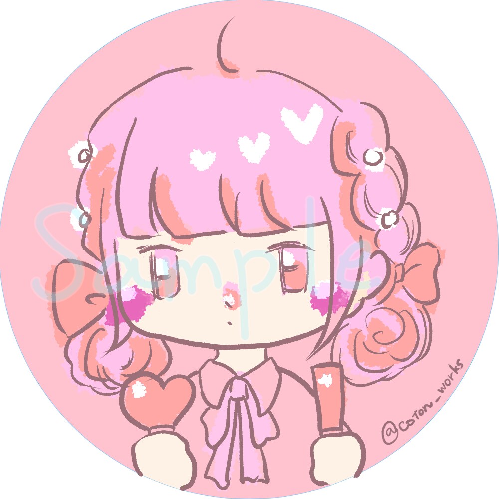 ゆるふわ可愛いSNSアイコンを描きます ♡現役美大生が可愛いゆるふわアイコンを制作します！♡ イメージ3