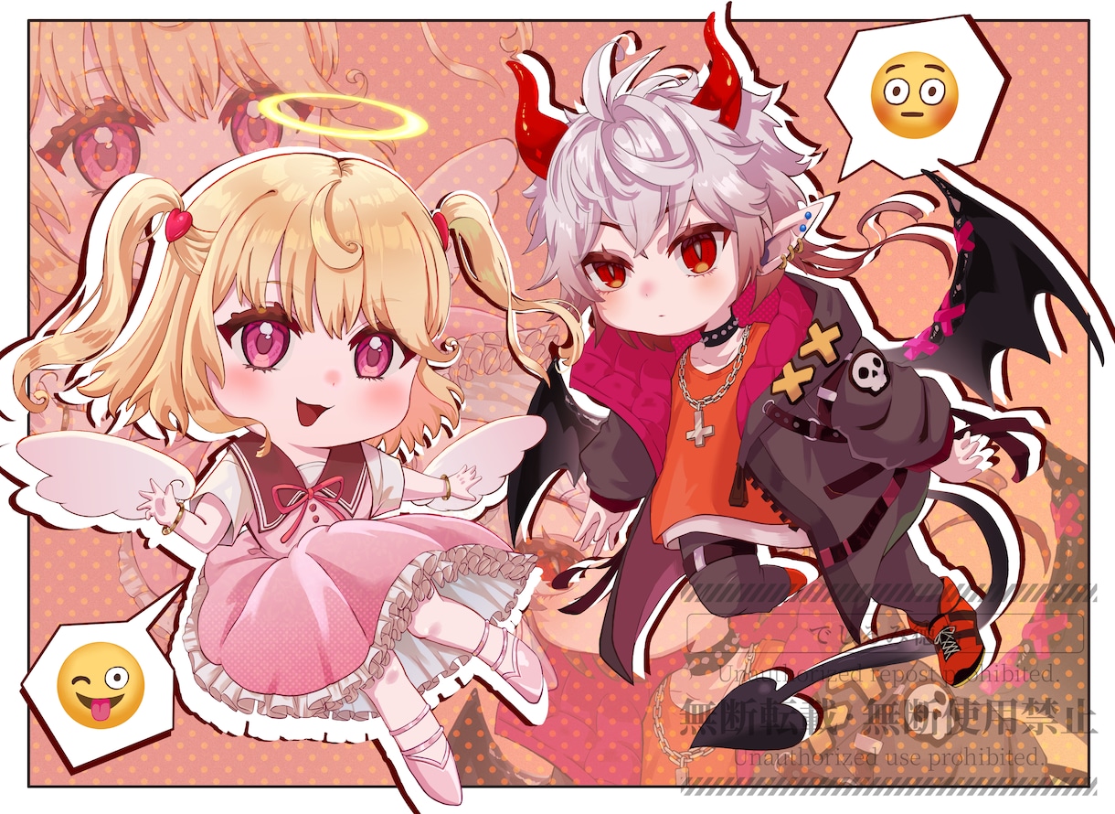 世界に一つだけのちびキャラ制作します グッズやSNSアイコン、動画用など、幅広いご依頼に応えます！ イメージ1