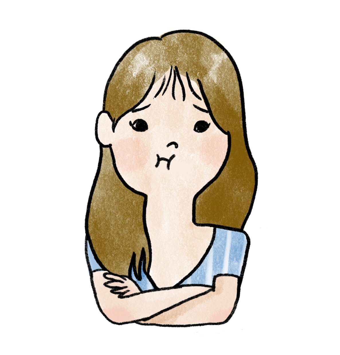 ブログ用アイコ作成します 手描きタッチのアイコン+表情別のカット イメージ4