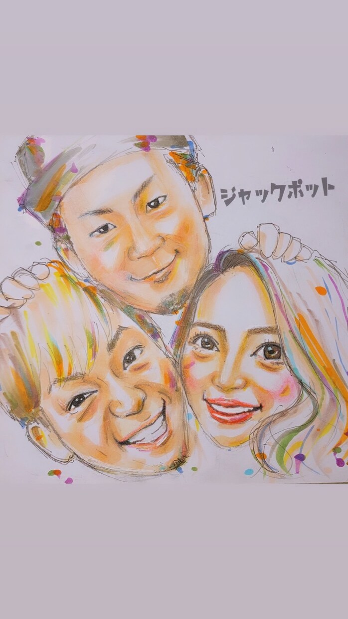 似ている似顔絵（ちょい盛り）描きます そっくりな似顔絵を気を使って2割増で描きます！ イメージ10