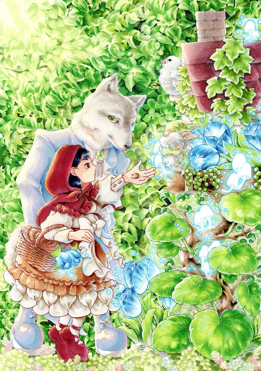 コピックや色鉛筆で一枚絵描きます アナログ特有のあたたかイラストが欲しい方へ イメージ4