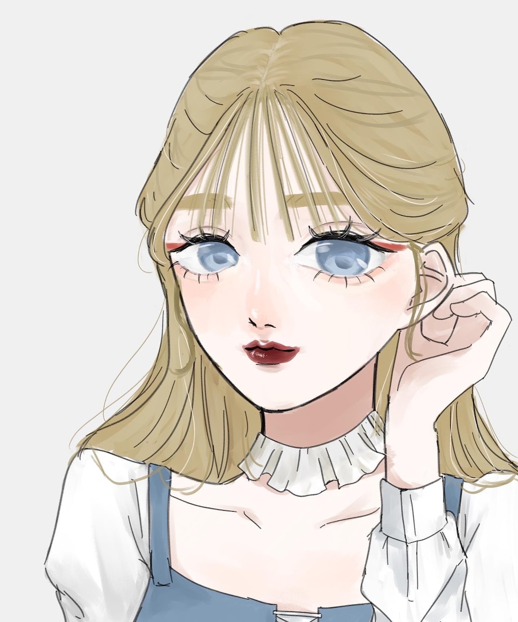 5000円から！綺麗め女の子のイラスト描きます ふんわりと淡く儚い女の子のイラストが得意です！ イメージ3