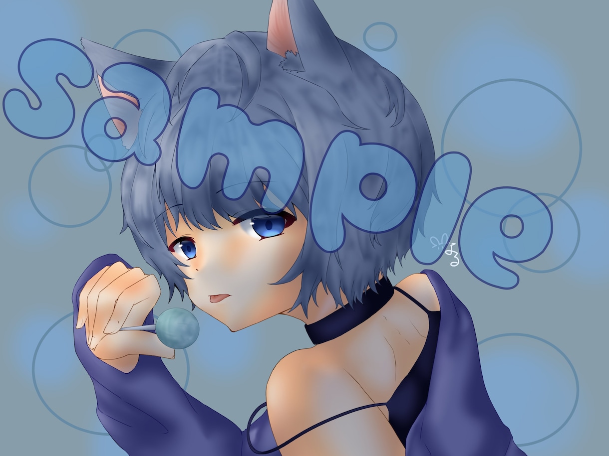 youtube、ツイキャスなどのサムネを描きます オリジナルのサムネイル描きます イメージ1