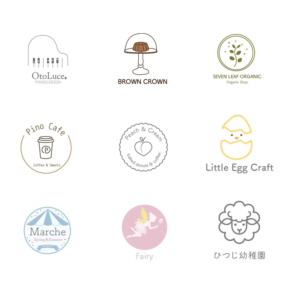 購入前に無料で１案！ずっと愛されるロゴを作成します 初めてでも安心｜1案を見てから購入OK｜評価★5 イメージ7