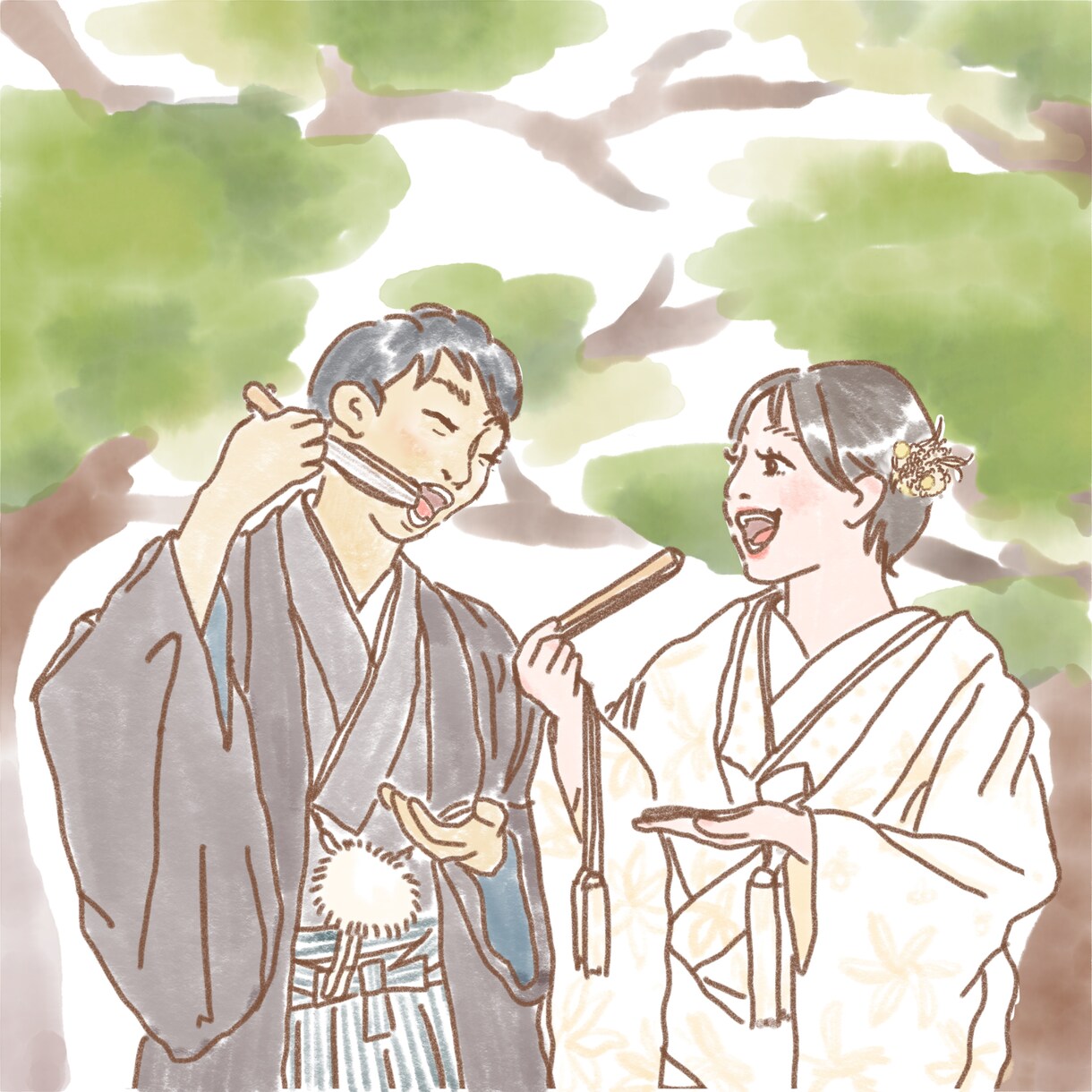お写真を元にイラストを作成します あなた「らしい」を大切にした、表情のあるイラスト イメージ3