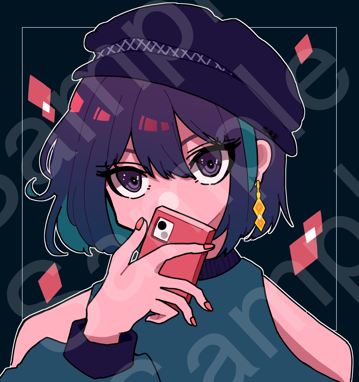 ふんわり可愛いアイコンを制作いたします ふんわり可愛いSNSアイコン制作いたします イメージ5