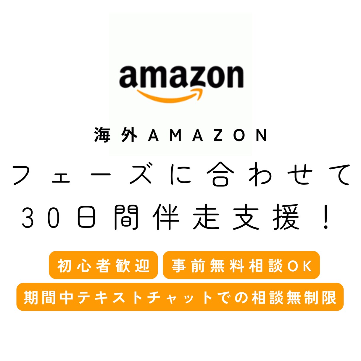 海外Amazon出品を30日間徹底サポートします 8か国の海外Amazon運用実務経験者が30日間伴走支援！ イメージ1