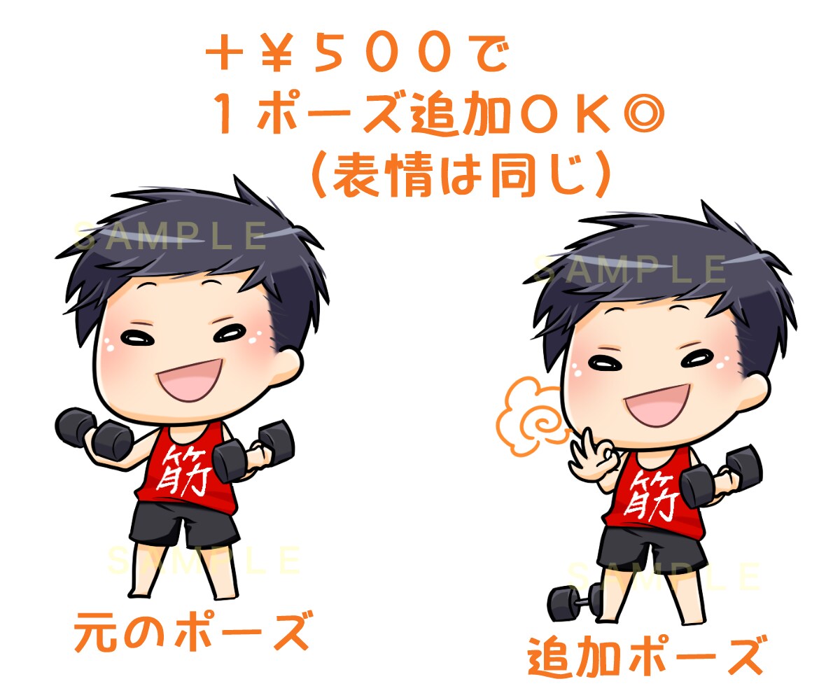アイコンや動画に使えるはっきりしたイラスト描きます SNSに！名刺に！動画に！いろいろ使えるデフォルメイラスト◎ イメージ8