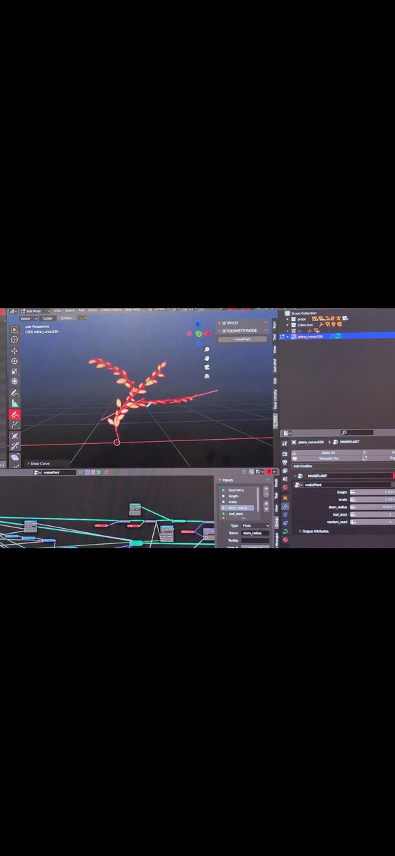 CG用のスクリプトやジオメトリノードを作成します 効率良くCG制作を進めたい方へ イメージ1