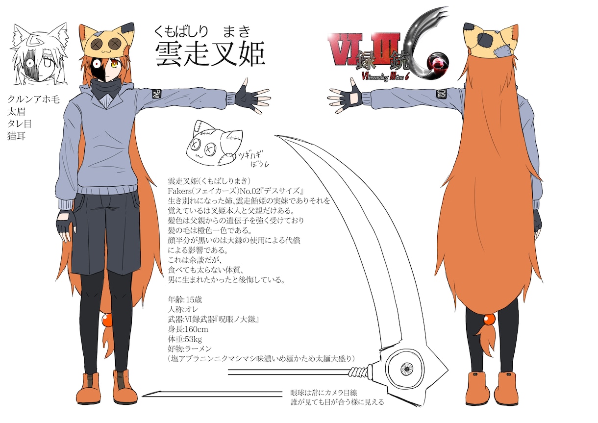 キャラクター制作します ラノベ、ゲーム、漫画などで使用できるキャラクターを制作！ イメージ5