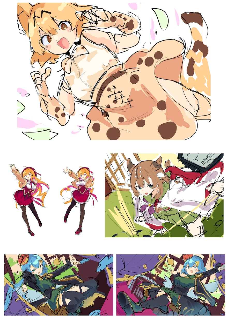 かわいい女の子のイラスト描きます 立ち絵、一枚絵描きます！！！！！ イメージ7