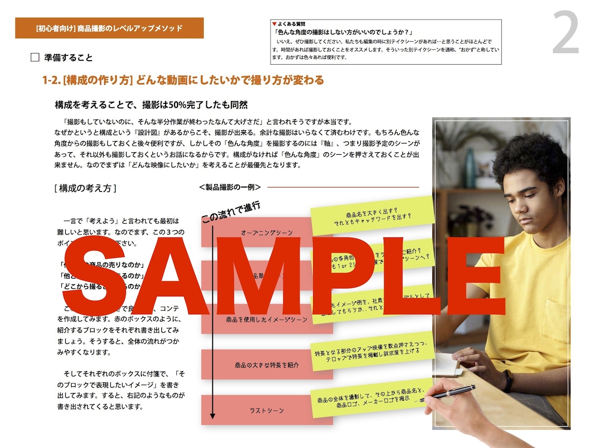 シリーズ２初心者向け商品撮影のコツお伝えします 動画撮影初心者におくる撮影ポイントを分かりやすく紹介！ イメージ3
