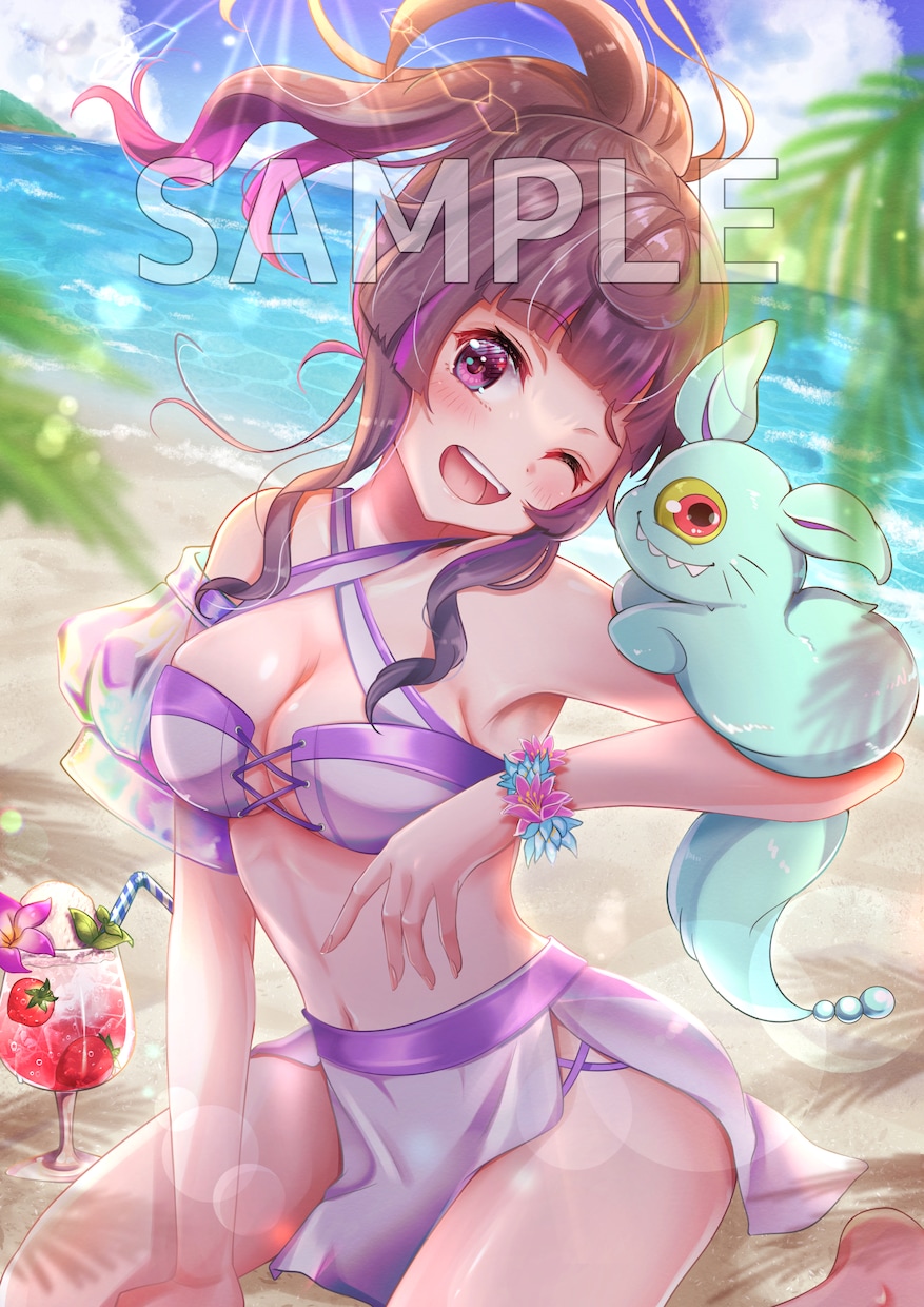 ポジティブ可愛い1枚絵制作します vtuber用立ち絵、一枚絵、アイコンなどなんでもOK！ イメージ1