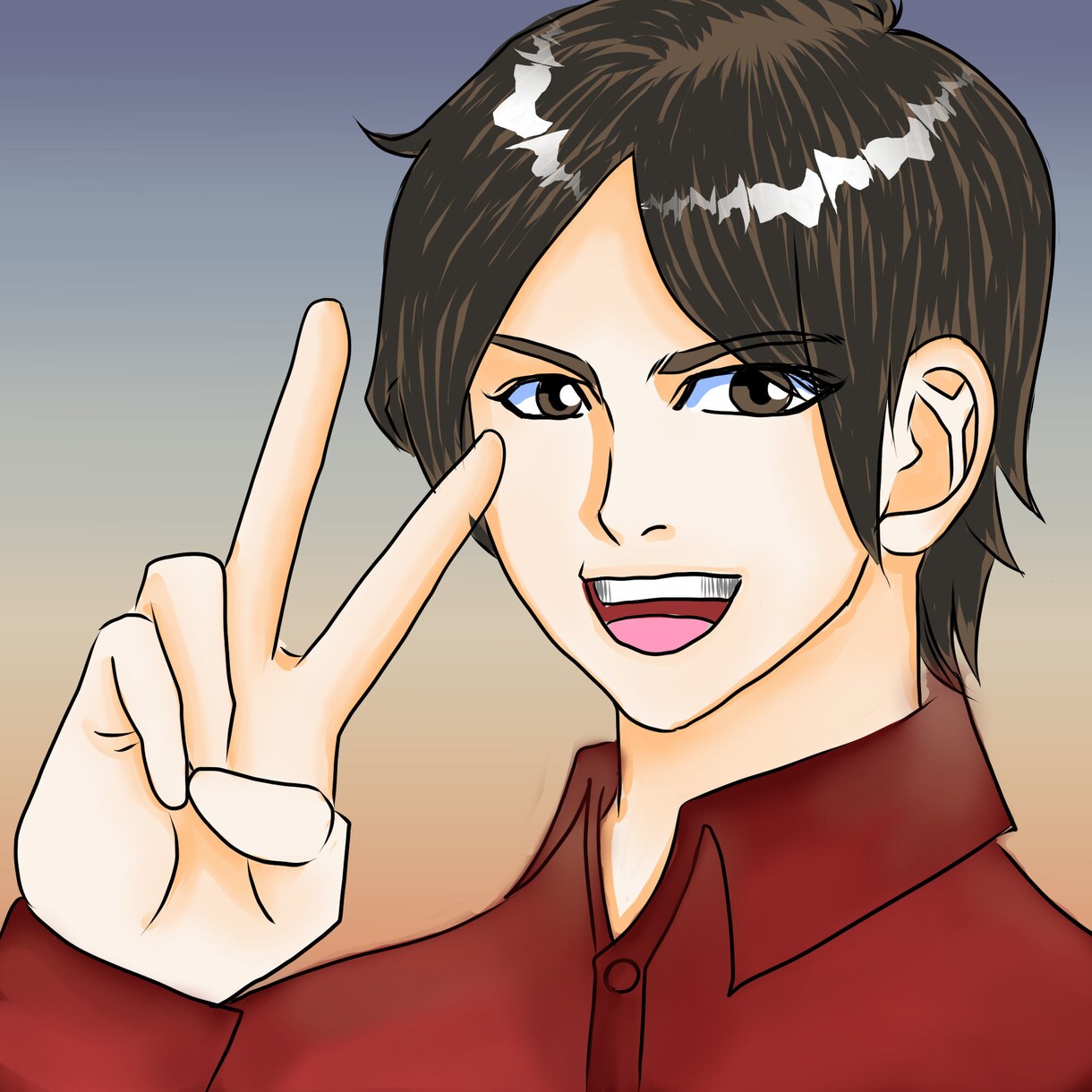 似顔絵かきます お写真を見て似顔絵かきます！男性に特化しています！ イメージ6