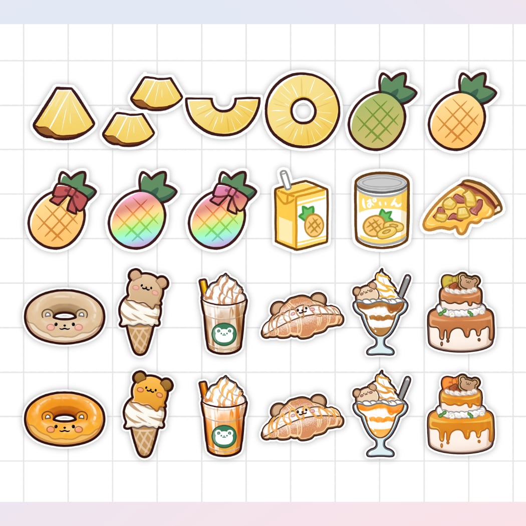 配信で使えるバッジ・スタンプ制作します アニメーションスタンプも制作可能！ イメージ4
