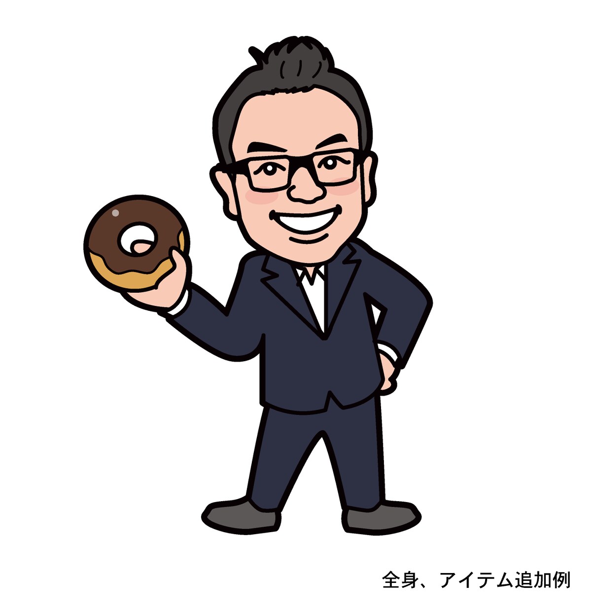 シンプルでポップな似顔絵イラスト作成します SNSアイコンにピッタリなシンプル似顔絵！ イメージ4