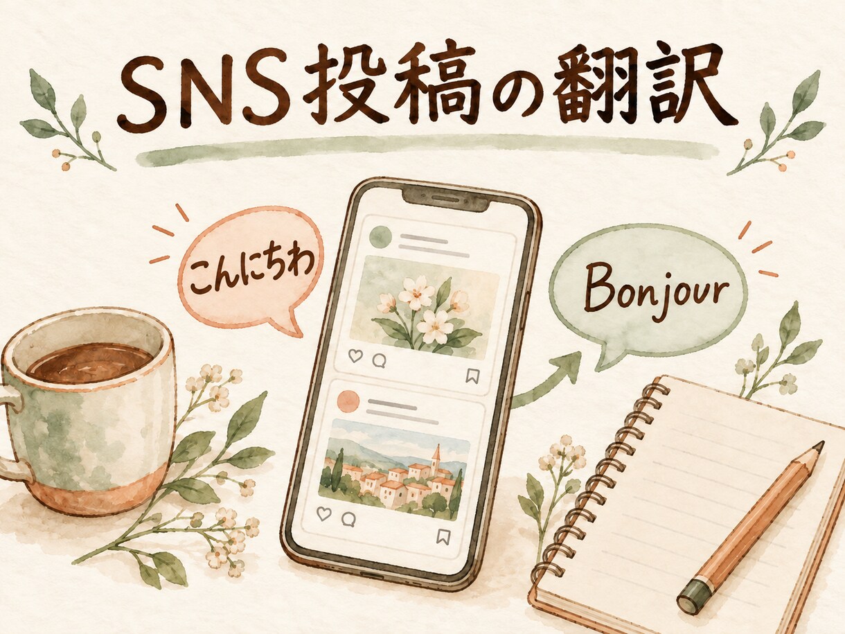 日本語の商品説明をフランス語か英語に翻訳ます 商品説明・プロフィール・SNS投稿を自然なフランス語に!! イメージ2
