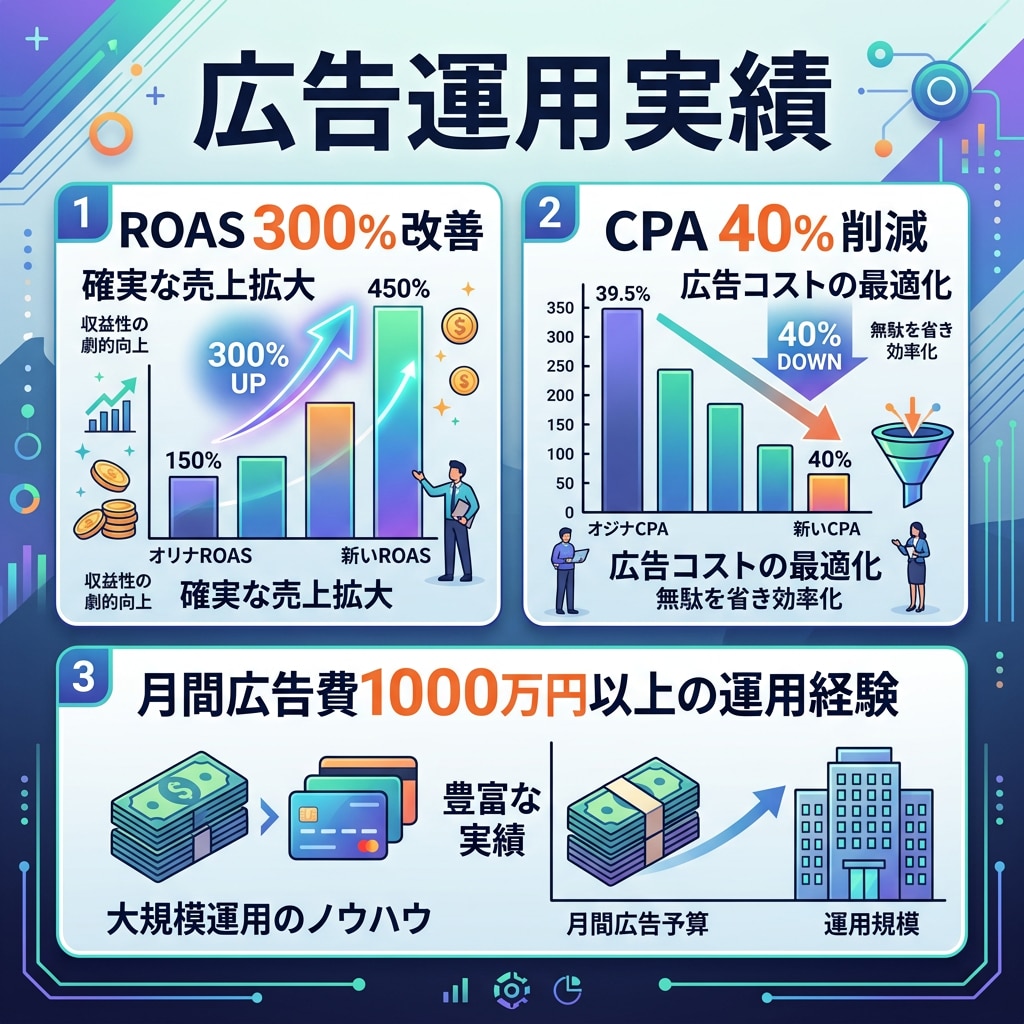 広告運用のプロがAIで改善提案します Google/Meta/X広告の分析と改善提案をお届けします イメージ5