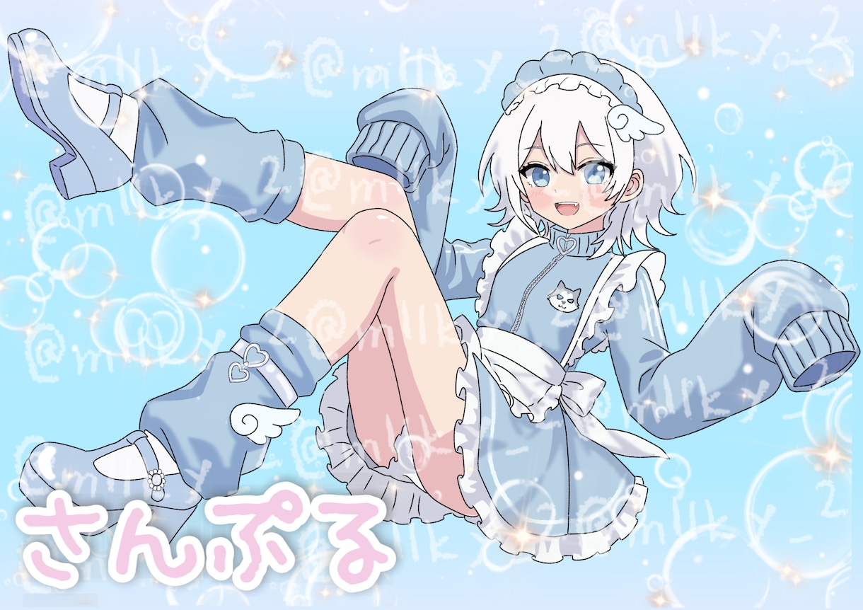 全て同価格でイラスト制作します 商用無料！アイコン、一枚絵、ヘッダー、動画に使うイラストなど イメージ1
