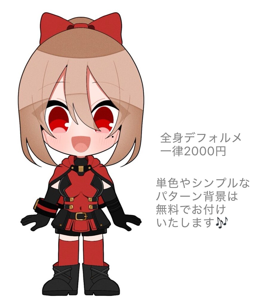 デフォルメタッチのイラストをお描きします オリキャラ･夢絵などお描きします イメージ2