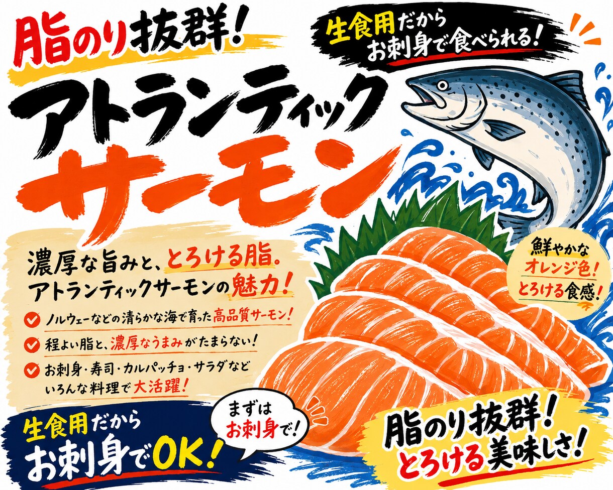 スーパー・飲食店向けPOP作成します 現場経験者が作る！売れる売り場を意識したPOP！ イメージ1