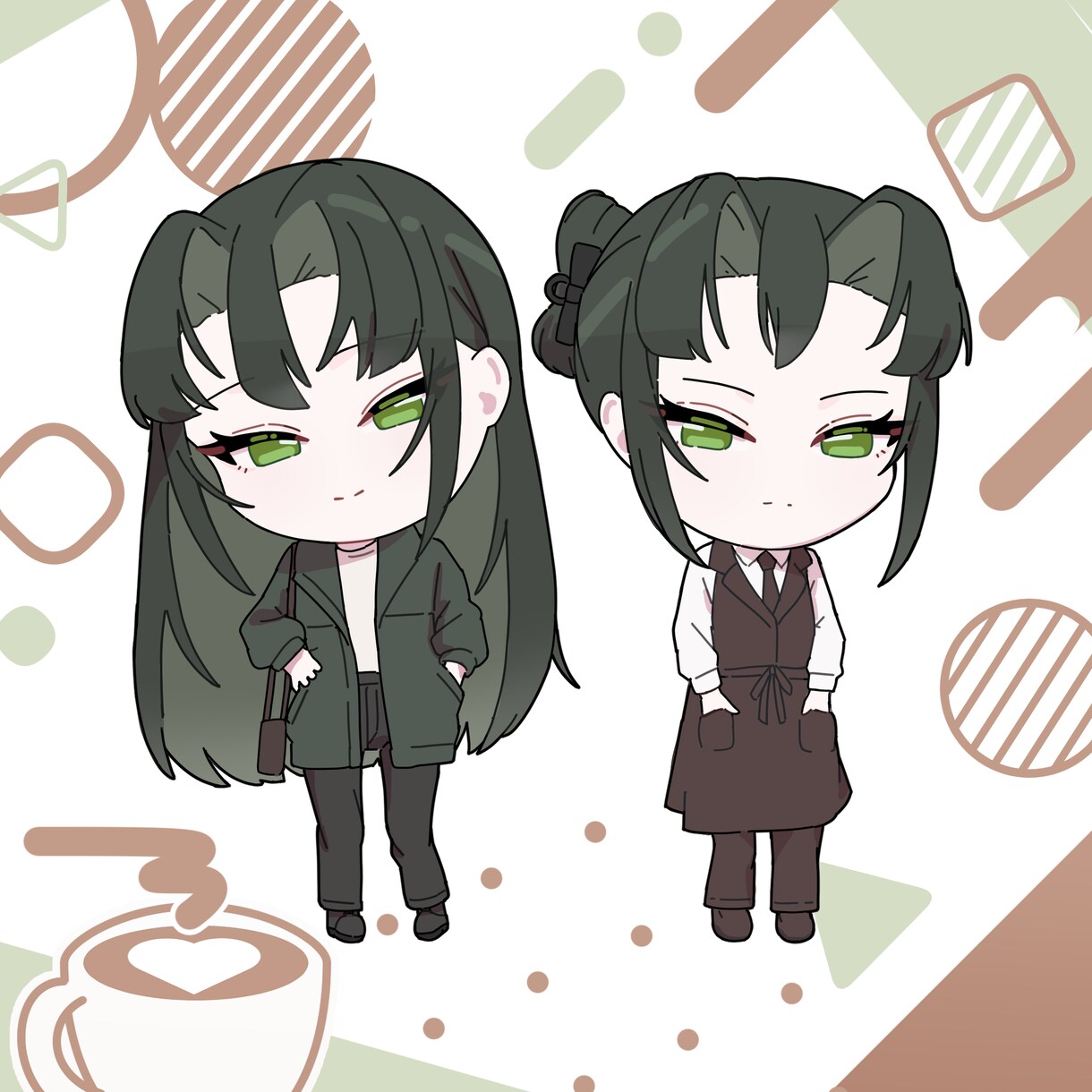 壁紙やヘッダーにかわいいミニキャライラスト描きます ゆるい雰囲気のあるかわいくて親しみやすいイラスト作成します！ イメージ10