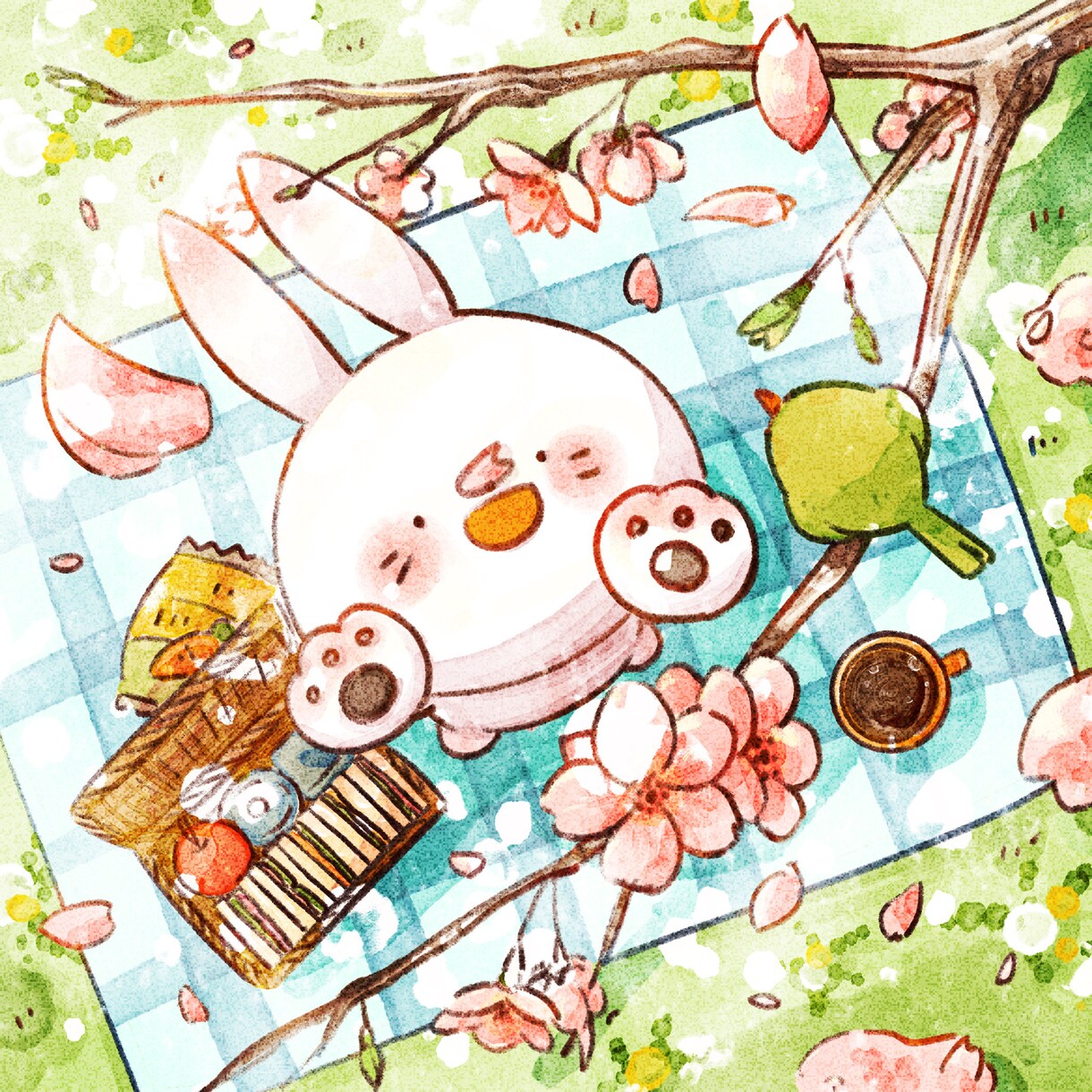 お試し価格★かわいい動物キャラクター描きます 水彩絵本風のイラストで優しい雰囲気に イメージ1