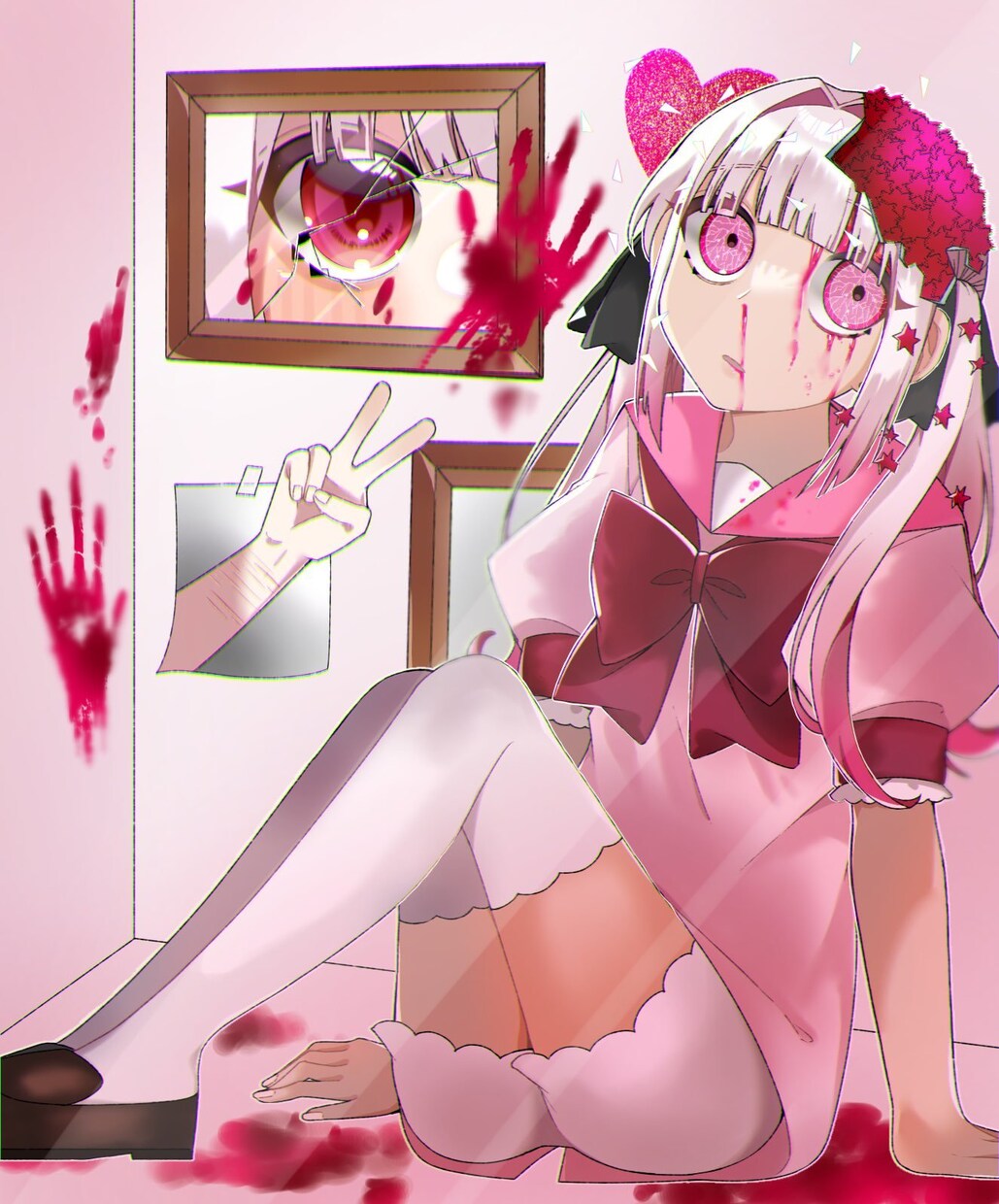 可愛いキャラクタイラストを描きます 病み系でもゆめかわ系でもなんでもあなたの好きな癖描きます イメージ2