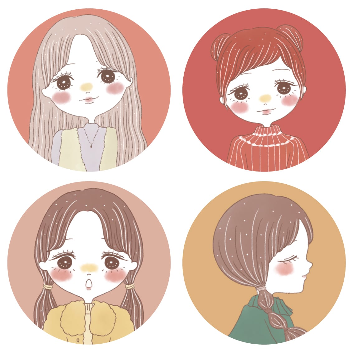 親しみのあるほっこり可愛いアイコン描きます ツイッターやライン、ブログに◎水彩風カラーで優しい印象に！ イメージ6