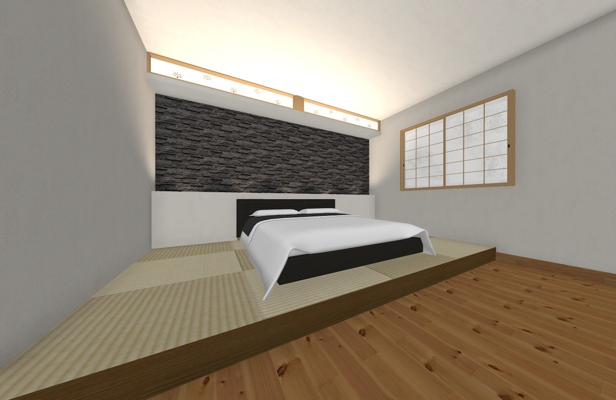 3D CADでインテリアのパース作ります 現役女性設計士がご要望に合わせた様々なデザインパースを作成 イメージ6