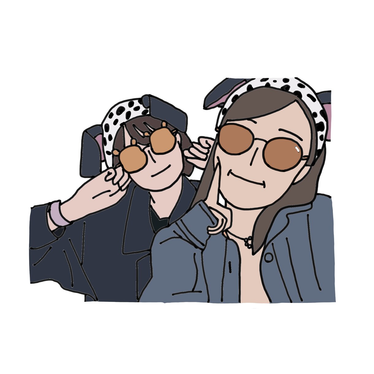 最安値★イラスト化のご依頼承ります 〜思い出の写真をイラストにして残しませんか？アイコン用もok イメージ6